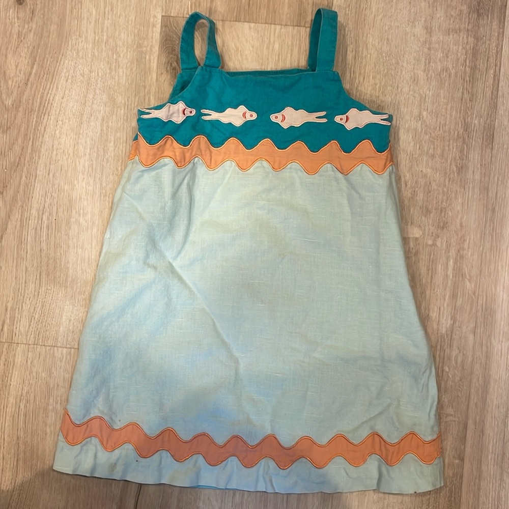 Lilly Pulitzer linen fish dress
